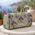 Purple Iris and Pink Bellflower Botanicals for Garden Getaways and Relaxed Weekend Travel Quilted Weekend Bag - 5