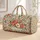 Watercolor Wildflower Blooms for Beach Getaways and Relaxed Coastal Weekend Escapes Quilted Weekend Bag - 1