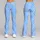 Sky Blue White Diamond Checks for Yoga Pilates and Everyday Activewear Leggings - 9