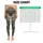 Modern Olive Camo Color Blocks for Yoga, Pilates and Everyday Activewear Style for Her Leggings - 1
