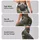 Modern Olive Camo Color Blocks for Yoga, Pilates and Everyday Activewear Style for Her Leggings - 2