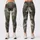 Modern Olive Camo Color Blocks for Yoga, Pilates and Everyday Activewear Style for Her Leggings - 3