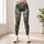 Modern Olive Camo Color Blocks for Yoga, Pilates and Everyday Activewear Style for Her Leggings - 4