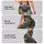 Modern Olive Camo Color Blocks for Yoga, Pilates and Everyday Activewear Style for Her Leggings - 2