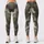 Modern Olive Camo Color Blocks for Yoga, Pilates and Everyday Activewear Style for Her Leggings - 1
