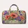 Coral Poppies and Violet Irises for Coastal Getaways and Weekend Escapes Quilted Weekend Bag - 6