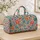 Colorful Bohemian Pebble Dots for Sunny Beach Days and Relaxed Weekend Getaways Quilted Weekend Bag - 4