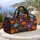 Halloween Ghost and Jack O Lantern Motifs for Spooky Autumn Getaways and Fall Travel Quilted Weekend Bag - 5
