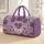 Lavender Heart Patchwork for Beach Getaways, Summer Holidays and Relaxed Weekend Escapes Quilted Weekend Bag - 1