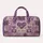 Lavender Heart Patchwork for Beach Getaways, Summer Holidays and Relaxed Weekend Escapes Quilted Weekend Bag - 6