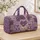 Lavender Heart Patchwork for Beach Getaways, Summer Holidays and Relaxed Weekend Escapes Quilted Weekend Bag - 4
