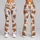 Playful Brown Puppies and Blue Stripes for Yoga, Pilates, and Everyday Wear Leggings - 9