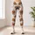 Playful Brown Puppies and Blue Stripes for Yoga, Pilates, and Everyday Wear Leggings - 4