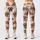 Playful Brown Puppies and Blue Stripes for Yoga, Pilates, and Everyday Wear Leggings - 1