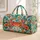 Coastal Crab and Wildflowers for Sunny Beach Days and Relaxed Summer Travel Getaways Quilted Weekend Bag - 1