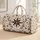 Bohemian Celestial Stars in Rust and Navy for Beach Getaways and Relaxed Summer Travel Quilted Weekend Bag - 1