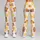 Colorful Bear And Chick Motifs For Cheerful Yoga, Pilates And Everyday Errands Leggings - 9