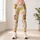 Colorful Bear And Chick Motifs For Cheerful Yoga, Pilates And Everyday Errands Leggings - 4