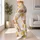 Colorful Bear And Chick Motifs For Cheerful Yoga, Pilates And Everyday Errands Leggings - 11
