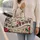 Ivory Piano Key Music Motif for Beachside Getaways and Creative Weekend Travel Escapes Quilted Weekend Bag - 2