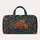 Navy Wildflower Vines for Coastal Getaways and Relaxed Weekend Adventures Together Quilted Weekend Bag - 6