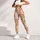 Colorful Botanical Leaves for Yoga, Pilates and Everyday Casual Style Leggings - 4