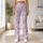 Delicate Lavender Rose Sprigs for Yoga, Pilates and Everyday Wellness Style for Women Leggings - 11