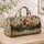 Rustic Patchwork Mountains and Evergreen Trees for Camping, Beach Days, and Getaways Quilted Weekend Bag - 4