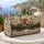 Rustic Patchwork Mountains and Evergreen Trees for Camping, Beach Days, and Getaways Quilted Weekend Bag - 5