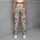 Taupe Floral Hearts for Yoga, Pilates and Everyday Casual Style Leggings - 6