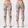 Taupe Floral Hearts for Yoga, Pilates and Everyday Casual Style Leggings - 3