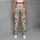 Taupe Floral Hearts for Yoga, Pilates and Everyday Casual Style Leggings - 4