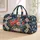 Rose Patchwork, Gingham and Stars for Festive Holiday Travel and Weekend Getaways Quilted Weekend Bag - 1