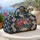 Rose Patchwork, Gingham and Stars for Festive Holiday Travel and Weekend Getaways Quilted Weekend Bag - 5