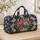 Rose Patchwork, Gingham and Stars for Festive Holiday Travel and Weekend Getaways Quilted Weekend Bag - 4