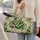 Lily of the Valley and Lush Leaves for Coastal Getaways and Relaxed Summer Escapes Quilted Weekend Bag - 2