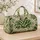 Lily of the Valley and Lush Leaves for Coastal Getaways and Relaxed Summer Escapes Quilted Weekend Bag - 4