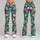 Coral Flamingos and Tropical Blooms for Yoga, Pilates and Everyday Style Leggings - 9