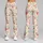 Tiny Red Berry And Wildflower Motifs For Yoga, Pilates, And Everyday Activewear Style Leggings - 9