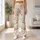 Tiny Red Berry And Wildflower Motifs For Yoga, Pilates, And Everyday Activewear Style Leggings - 12