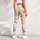 Tiny Red Berry And Wildflower Motifs For Yoga, Pilates, And Everyday Activewear Style Leggings - 5
