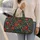 Vermilion Pomegranate Vines for Bohemian Beach Days and Weekend Getaways Quilted Weekend Bag - 2