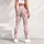 Coral Heart And Bow Motifs For Yoga Pilates And Everyday Wear Leggings - 5