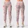 Coral Heart And Bow Motifs For Yoga Pilates And Everyday Wear Leggings - 3