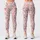 Coral Heart And Bow Motifs For Yoga Pilates And Everyday Wear Leggings - 1