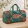 Coral Sea Turtle and Coastal Flowers for Beach Days and Tropical Getaways Quilted Weekend Bag - 4
