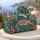 Coral Sea Turtle and Coastal Flowers for Beach Days and Tropical Getaways Quilted Weekend Bag - 5