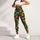 Scarlet Strawberries And Wildflowers For Yoga, Pilates, And Everyday Active Living Leggings - 4