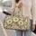 Cream Daisy Meadow Blooms for Relaxed Weekend Getaways and Sunny Beach Escapes Outdoors Quilted Weekend Bag - 2