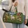 Meadow Lamb, Cottage and Wildflowers for Countryside Getaways and Garden Escape Trips Quilted Weekend Bag - 2